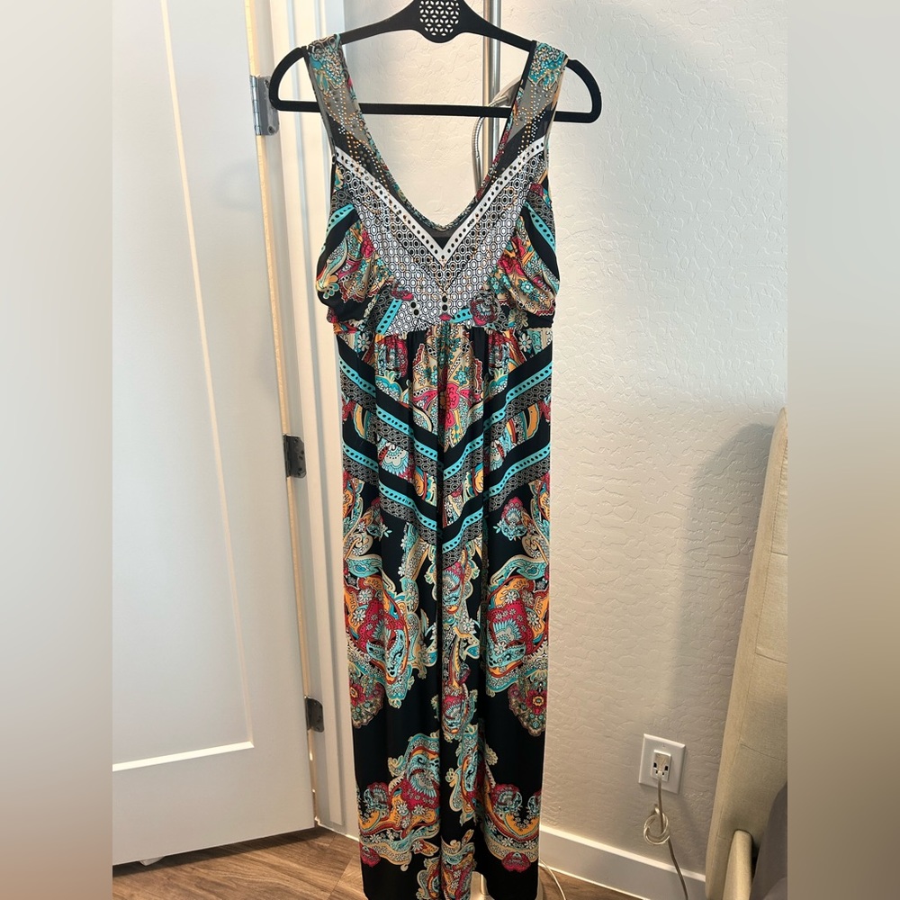 Perfect summer dress with a little bling! And great for travel!